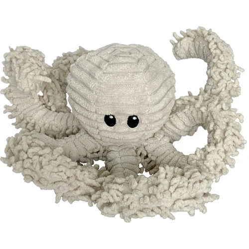 14" Natural Octopus Dog Toy