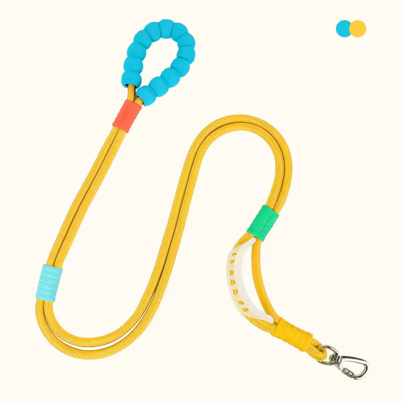 Hand-Free Double-Segmented Dog Leash