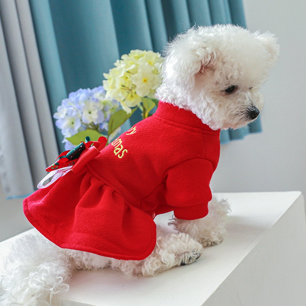 Cute Christmas Dress with Bow