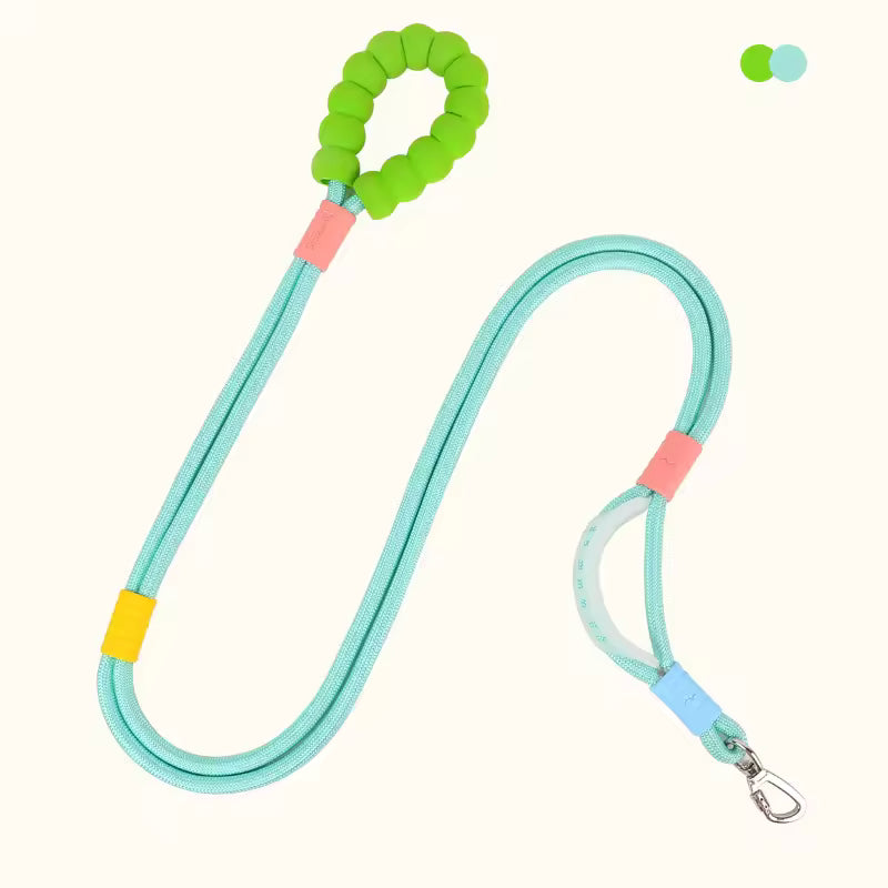 Hand-Free Double-Segmented Dog Leash