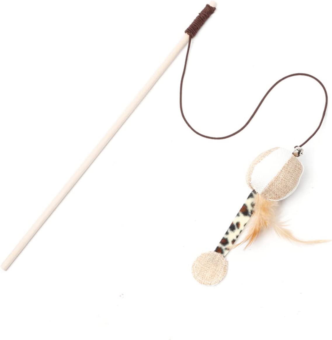 Wooden Handle Cat Teaser