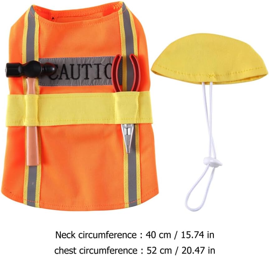 Construction Vest Dog Halloween Costume