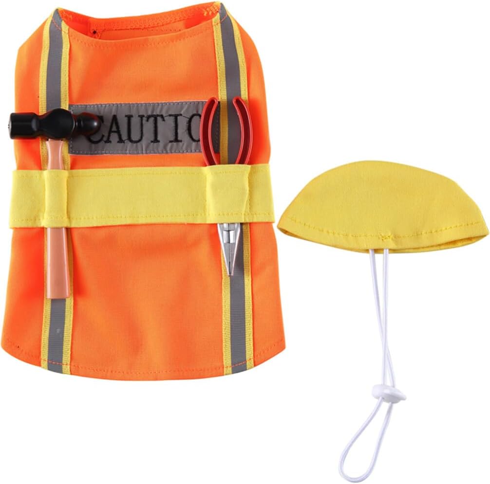 Construction Vest Dog Halloween Costume