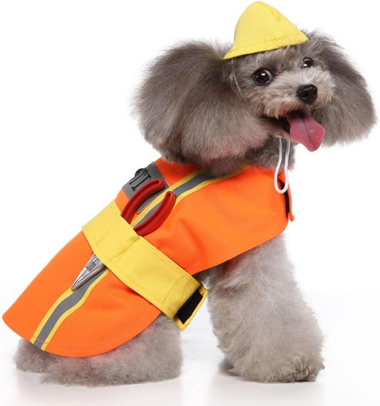 Construction Vest Dog Halloween Costume