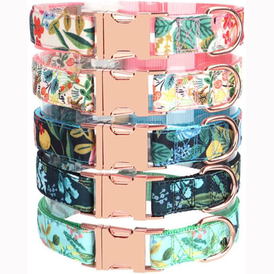 Floral Print Collar Set