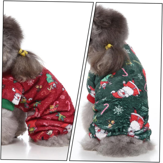 Soft and Warm Dog Pajamas – Velvet Dog Onesie for Small Dogs