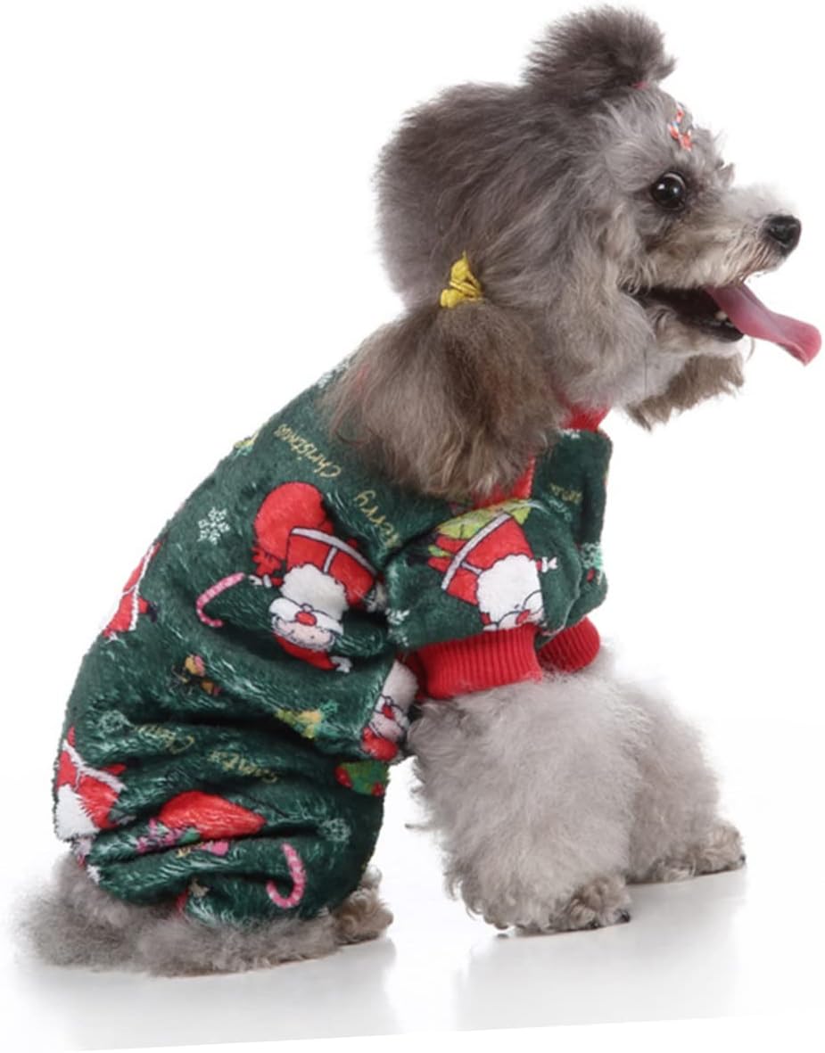 Soft and Warm Dog Pajamas – Velvet Dog Onesie for Small Dogs