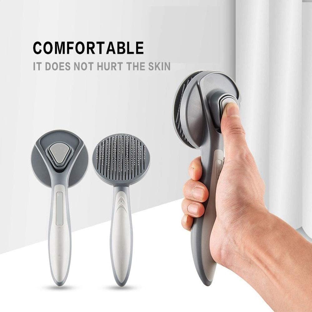 Dog Cat Self Cleaning Pet Grooming Brush