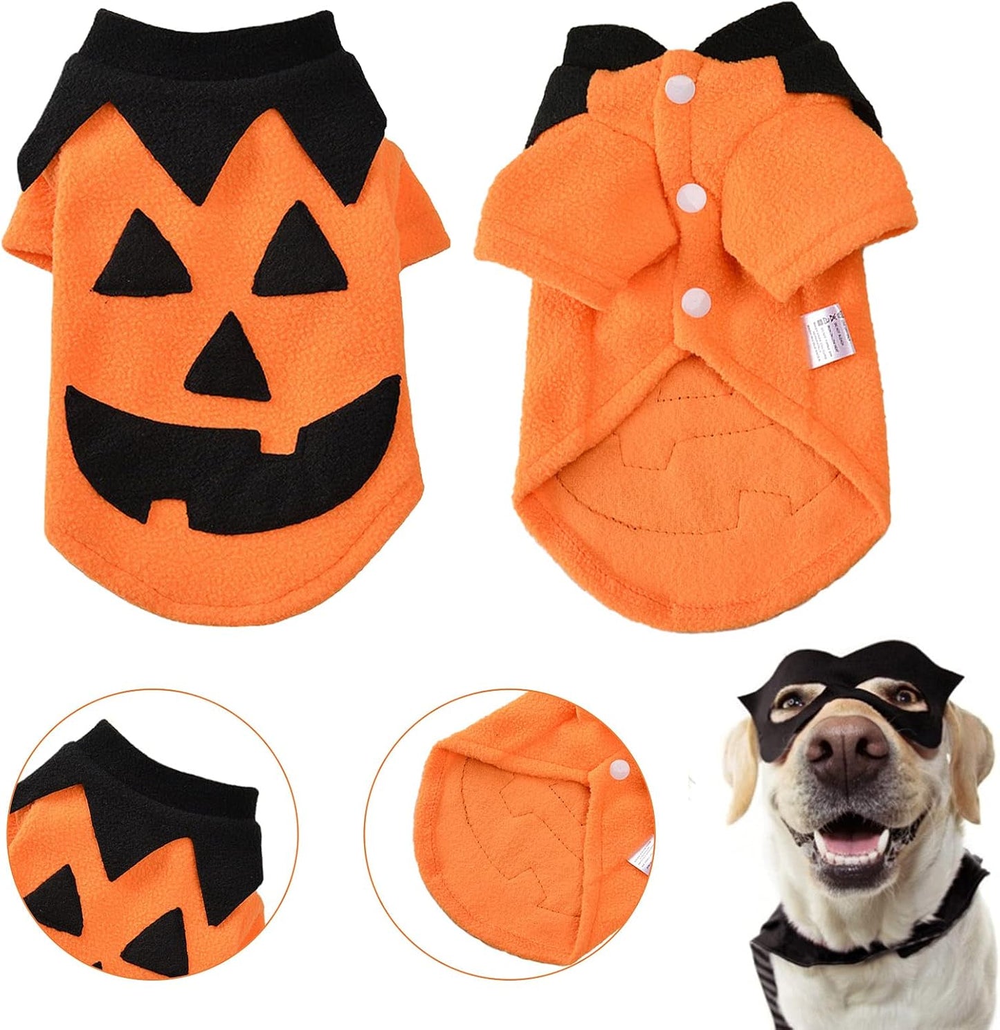 Halloween Pumpkin Dog Costume