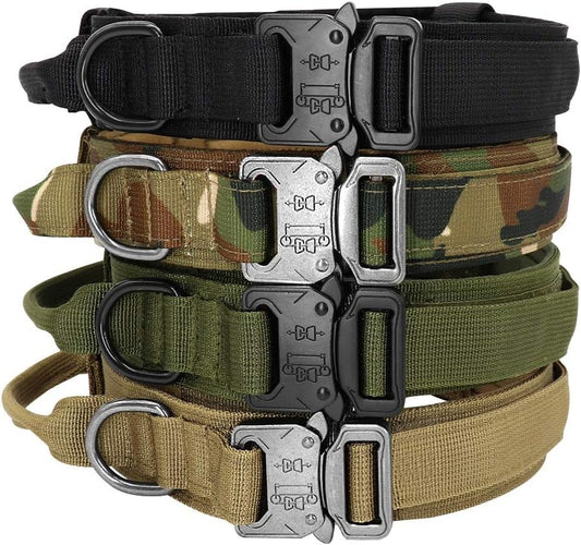 HEAVY DUTY MILITARY GRADE K9 DOG COLLAR