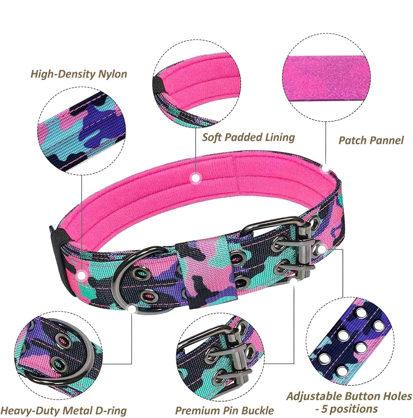 Heavy Duty Tactical Dog Collar