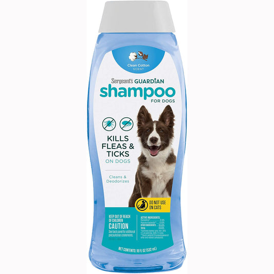 Sergeant’s GUARDIAN® Flea & Tick Shampoo for Dogs, Clean Cotton Scentko