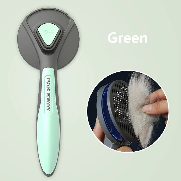 Dog Cat Self Cleaning Pet Grooming Brush