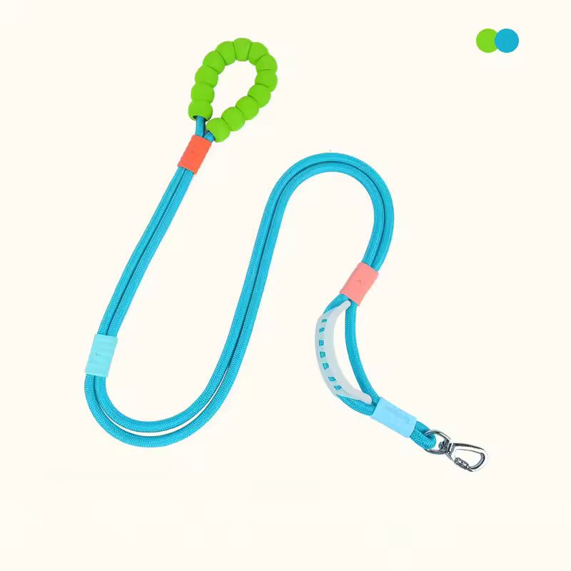 Hand-Free Double-Segmented Dog Leash