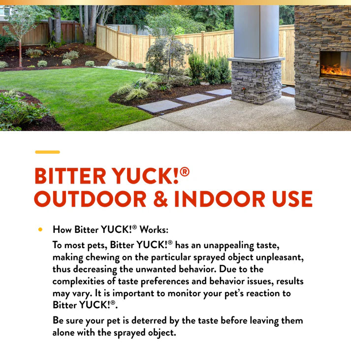 Bitter YUCK! - NO chew Spray for Dogs and Cats