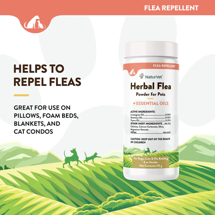 Herbal Flea Powder - For Dogs and Cats