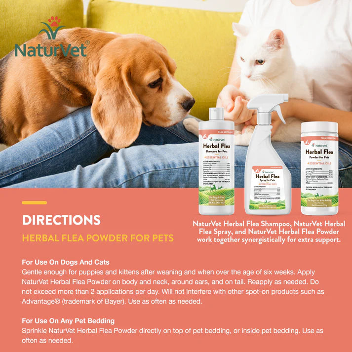 Herbal Flea Powder - For Dogs and Cats