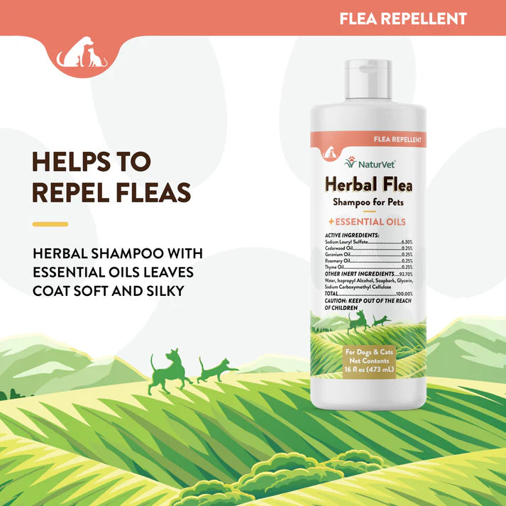 Herbal Flea Shampoo - For Dogs and Cats