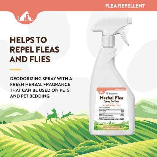 Herbal Flea Spray - For Dogs and Cats…