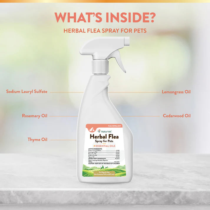 Herbal Flea Spray - For Dogs and Cats
