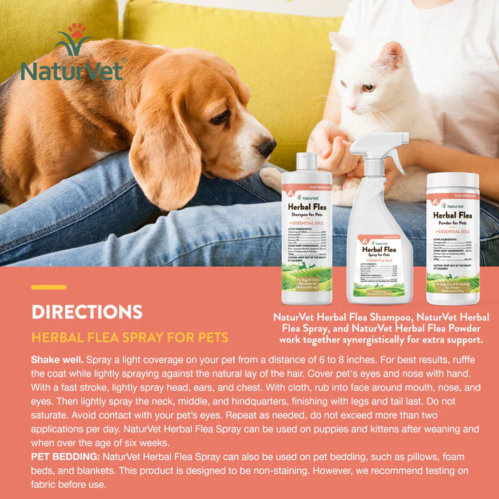 Herbal Flea Spray - For Dogs and Cats