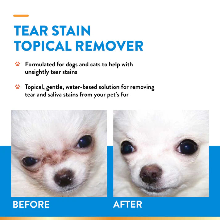 Tear Stain Topical Remover - For Dogs and Cats
