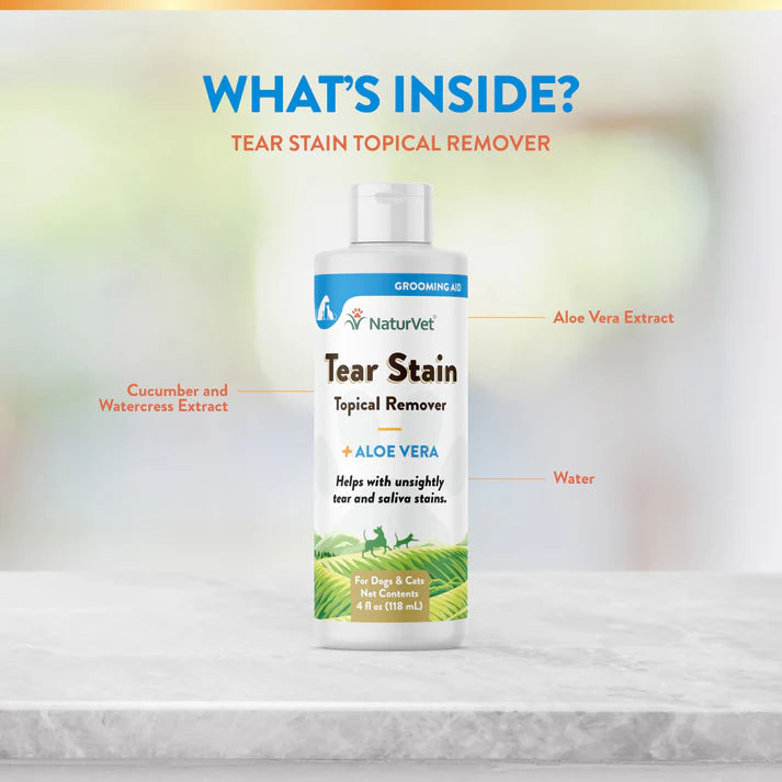 Tear Stain Topical Remover - For Dogs and Cats