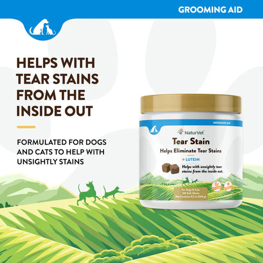 Tear Stain Supplement Soft Chews - For Dogs and Cats