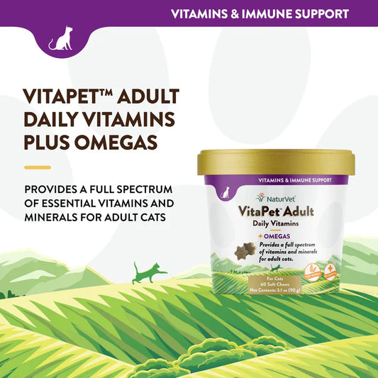 VitaPet™ Adult Daily Vitamins Cat Soft Chews