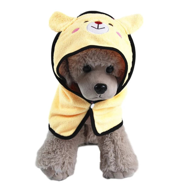 Dog Hoodie Bath Towels