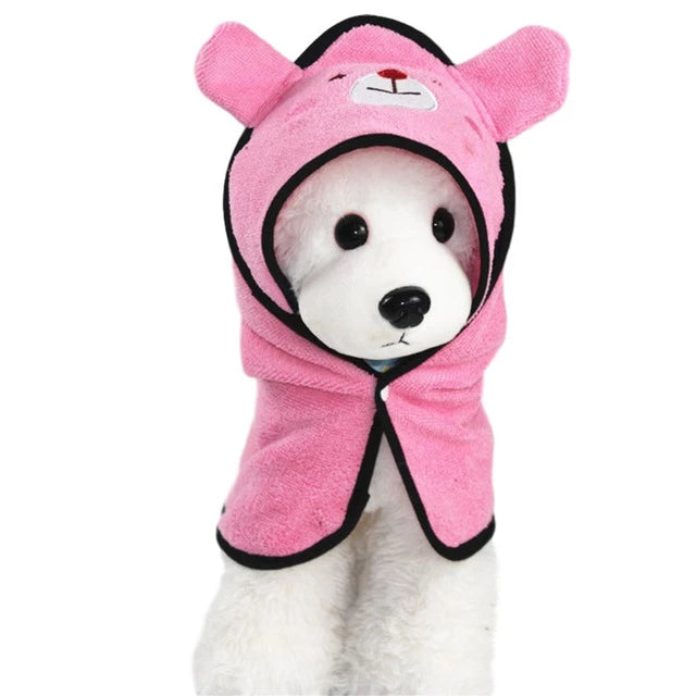 Dog Hoodie Bath Towels