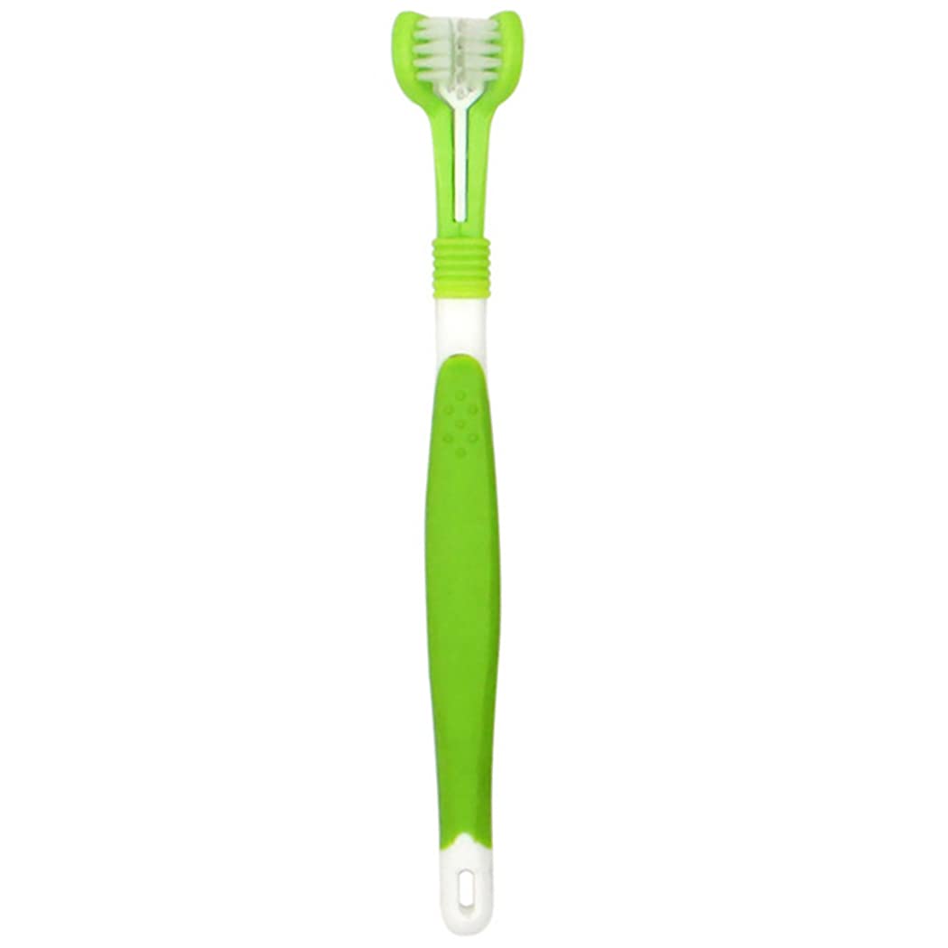 Three Sided Pet Toothbrush Dog Brush