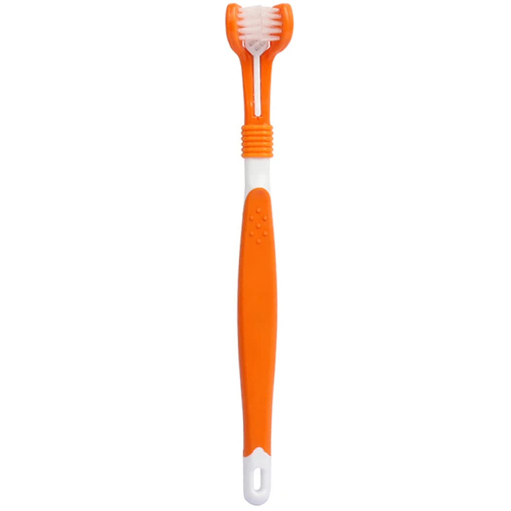 Three Sided Pet Toothbrush Dog Brush
