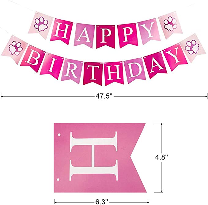 Dog Birthday Bandana Girl - Birthday Party