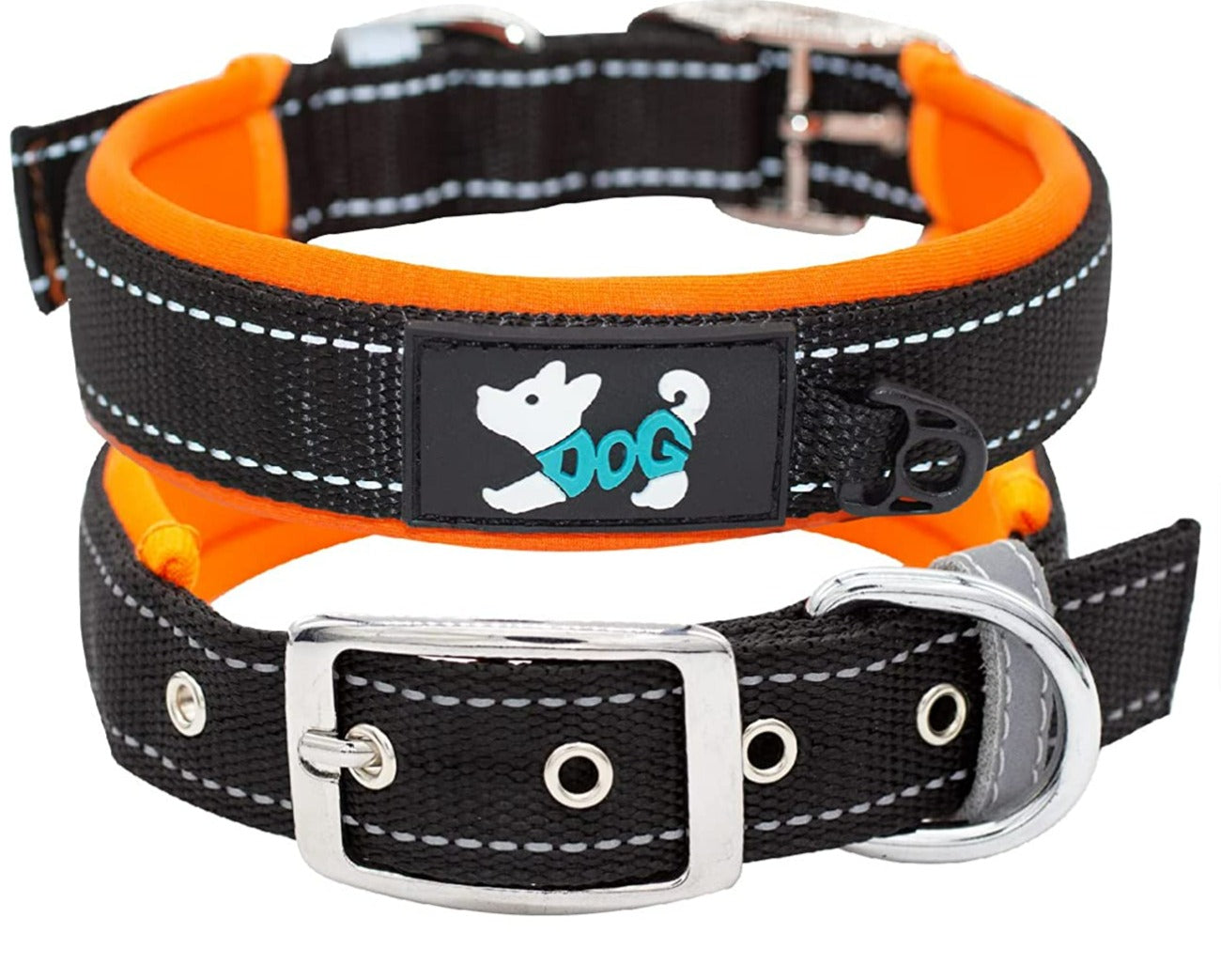 Reflective Soft Padded Adjustable Tactical Waterproof Dog Collar