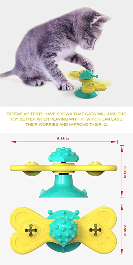 Turnable Butterfly Cat Toy