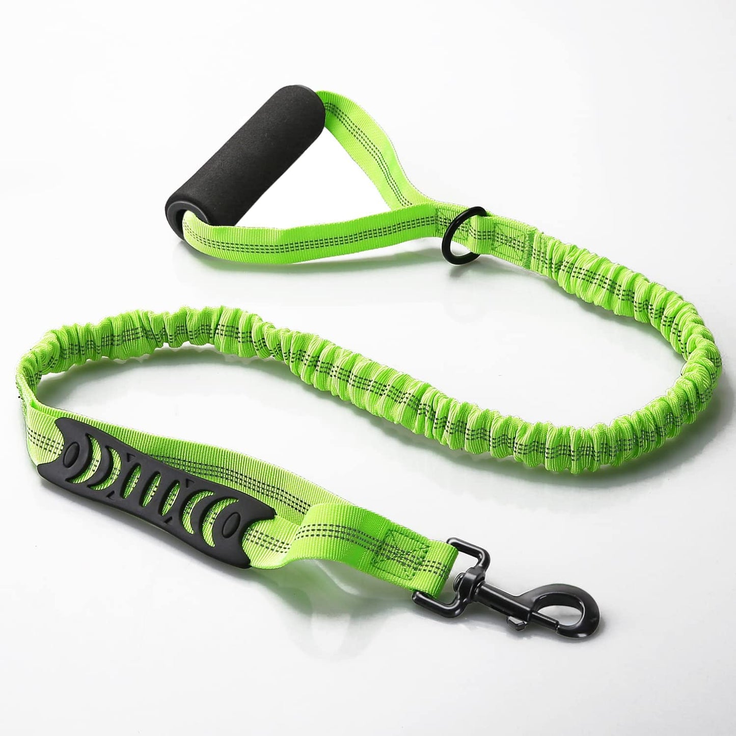 Heavy Duty Reflective Bungee Leash with Padded Handle