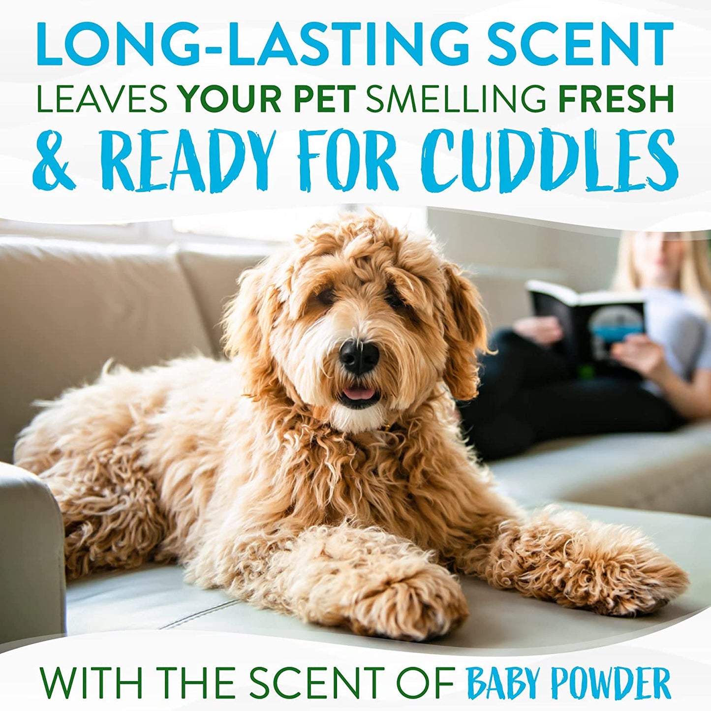 Tropiclean Baby Powder Deodorizing Cologne Spray For Pets 8 oz