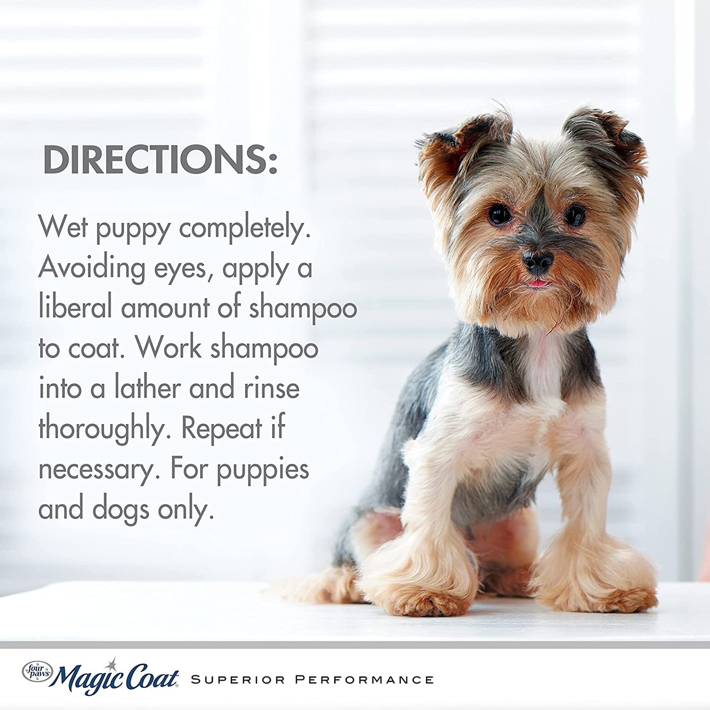 Magic Coat Gentle Tearless Puppy Shampoo, Made in USA