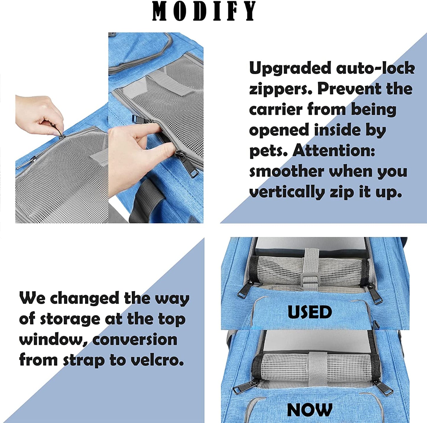 Pet Privacy Protection Travel Carrier