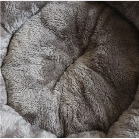 Soft Plush Zigzag Pattern Pet Bed