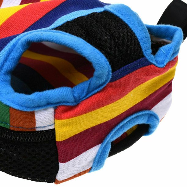 Legs Out Front Dog Carrier, Hands-Free Adjustable Pet Backpack Carrier, Wide Straps Shoulder Pads