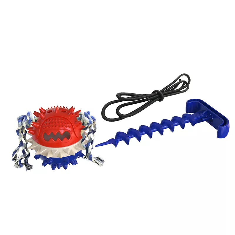Interactive Tug of War Stake Dog Toy for Puppies and Large Dogs