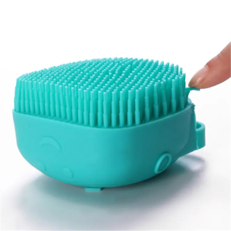 Pet  Massage Shampoo Dispenser Bath Brush