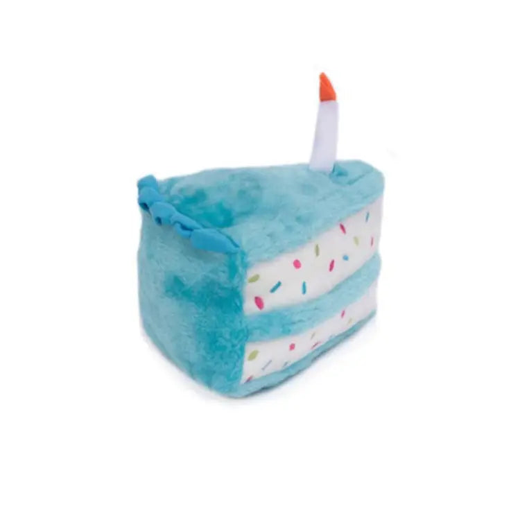 Cute Birthday Themed Squeaky Dog Plush Toy