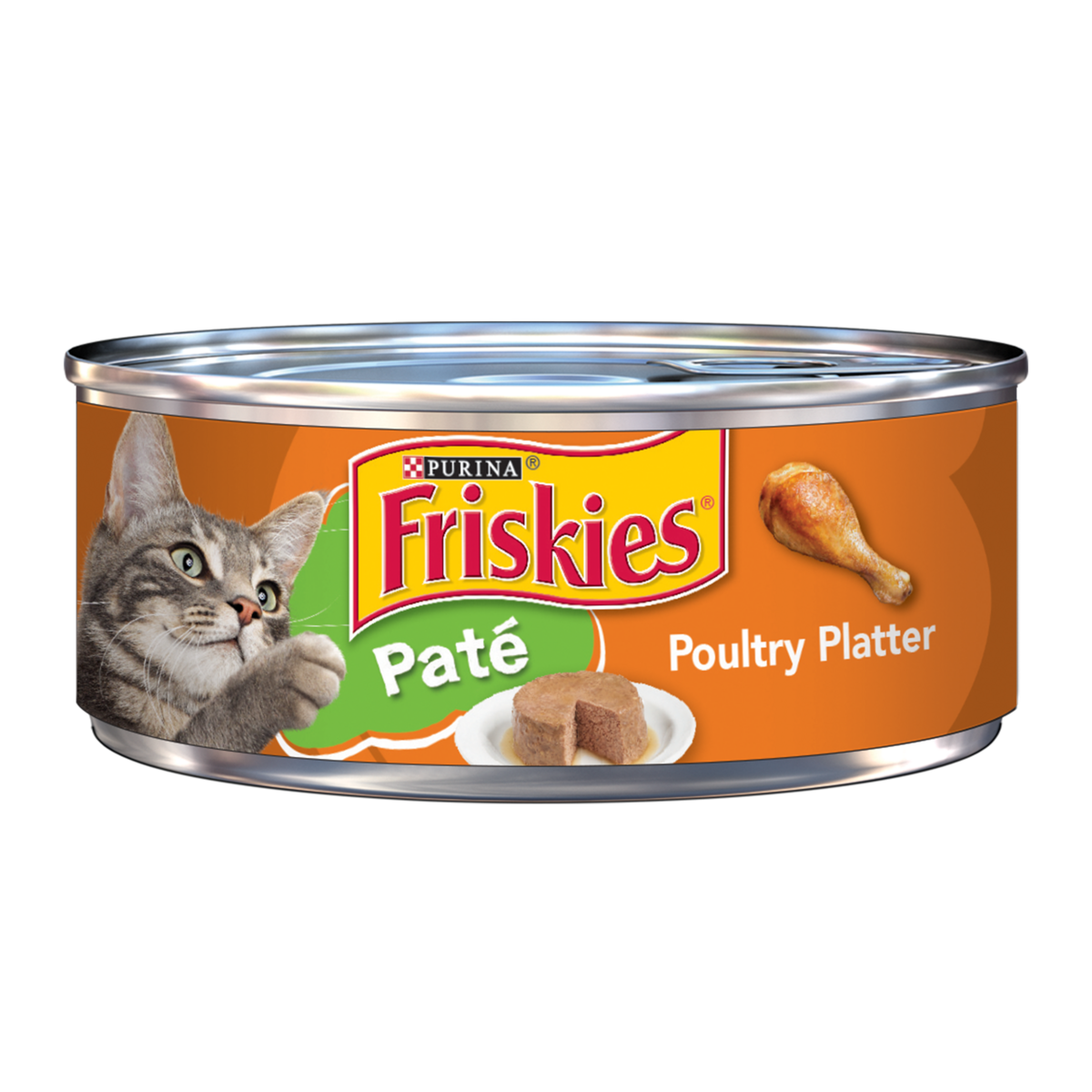 Friskies Pat Poultry Platter Wet Cat Food Paws and Claws GY