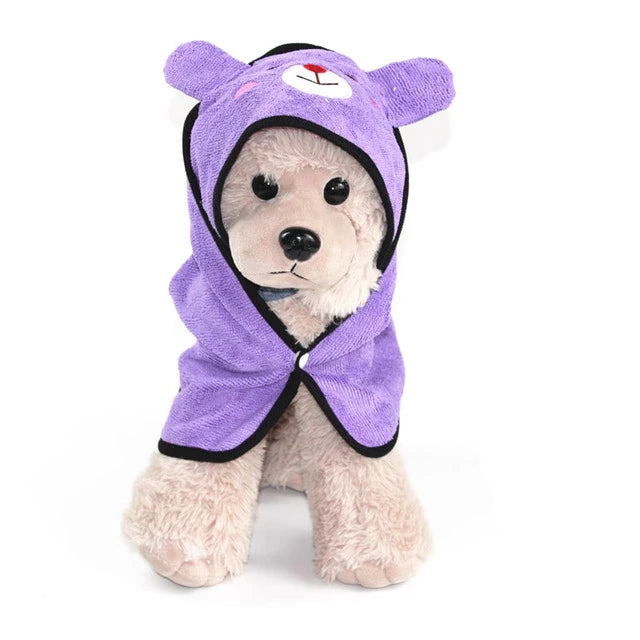 Dog Hoodie Bath Towels