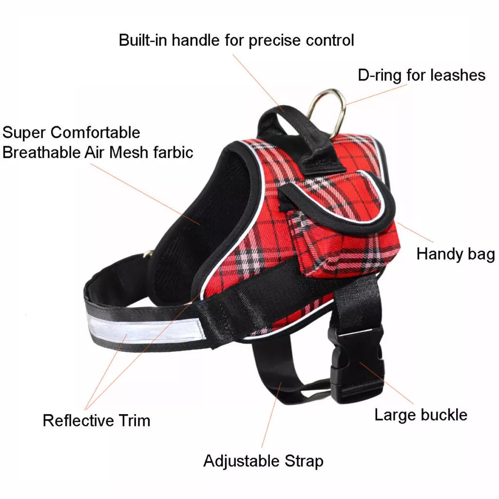 Heavy-duty Tactical Dog Harness