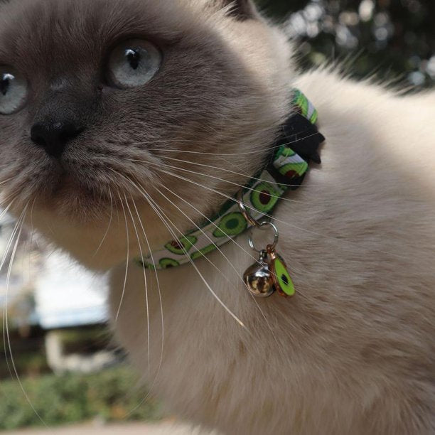 Cat Collar With Fruit Accessories Bell Pet Collar