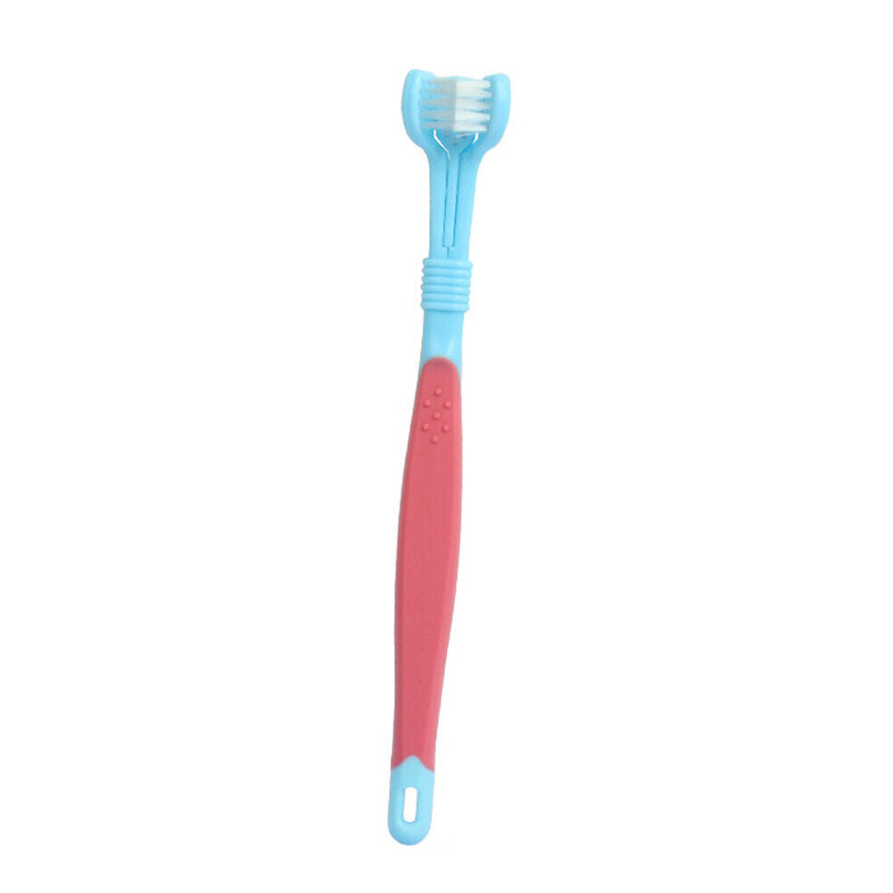 Three Sided Pet Toothbrush Dog Brush